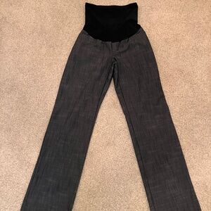 Motherhood linen blend maternity pants